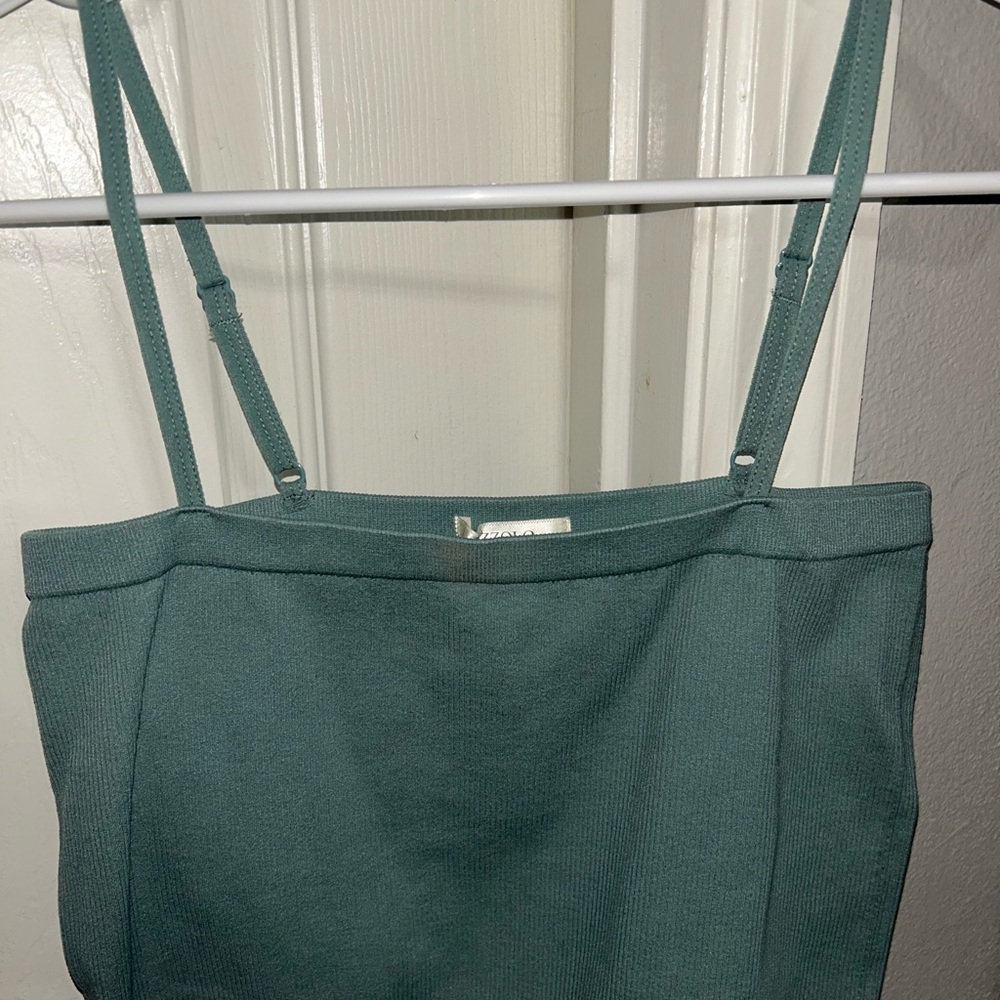 Green Sleeveless Top